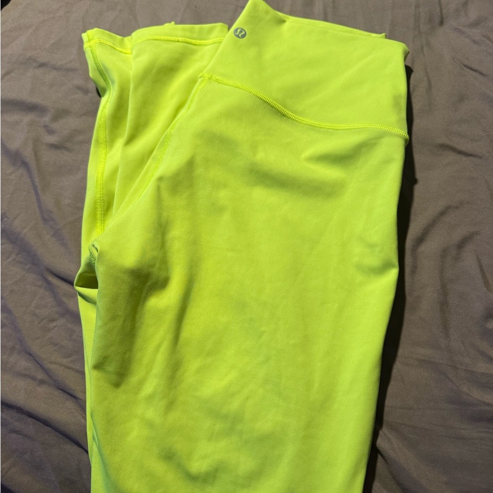 lululemon athletica Neon Green Leggings